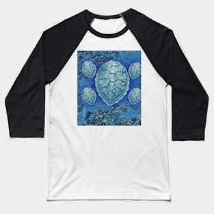 Turtles underwater Baseball T-Shirt